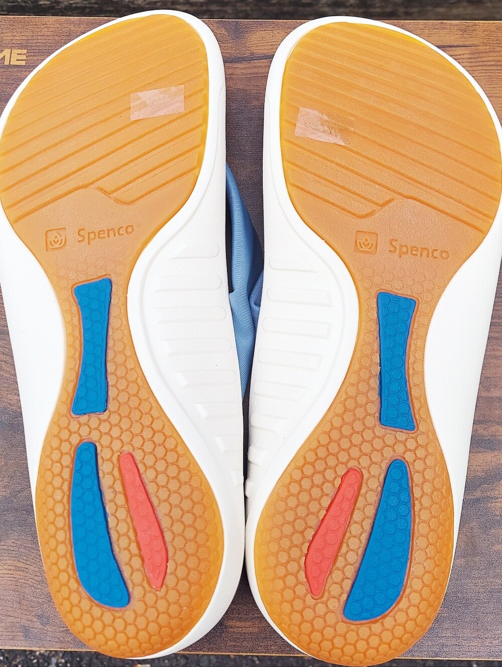Spenco Victoria Blue Orthopedic Flip Flop Sandals Women Sizes 5.5B & 12B NWT - Picture 10 of 12